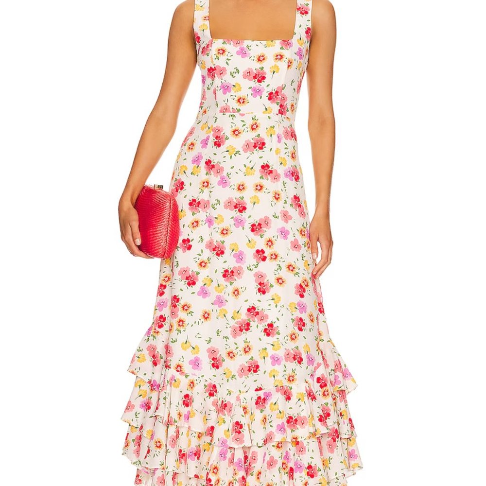 Maxi Yumi Kim Blanca Dress, Size Small, Floral